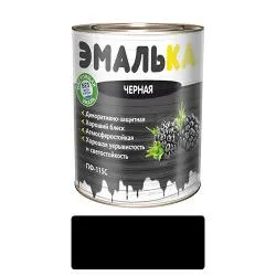 ЭМАЛЬКА ПФ-115 С  черная 0,9л (0,8 кг) раздела Эмали универсальные