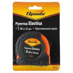 Рулетка Elastica, 5 м х 18 мм, обрезиненный корпус// SPARTA раздела Измерительные рулетки