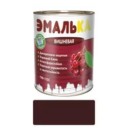 ЭМАЛЬКА ПФ-115 С  вишневая 0,9 л (0,8 кг) раздела Эмали универсальные