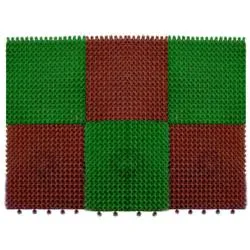 Коврик "Травка"   красно-зеленый  42*56 см	611 раздела Ковры и ковровые покрытия