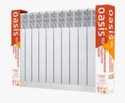 Радиатор алюминиевый Оазис 500/80/10  ЭКО (10 секций) раздела Радиаторы отопления