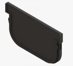 Заглушка универсальная S'park 3ЛВ-10.14.07-ПП для лотка водоотводного пластикового раздела Линейный водоотвод