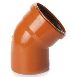 Отвод ПВХ оранж. Дн 110х30* (колено) раздела Наружные канализационные трубы и фитинги