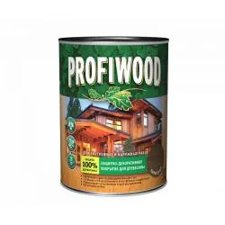 Защитно-декоративное покрытие для древисины PROFIWOOD палисандр 0,75л/0,7кг. раздела Алкидные пропитки