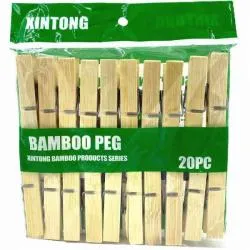 Набор прищепок из бамбука, Арт.97-652 раздела Веревки бельевые, прищепки