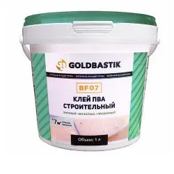 Клей ПВА GOLDBASTIK BF 07, 1 л раздела Строительные клея