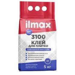 Клей для плитки повышенной фиксации "ilmax 3100" 25кг. раздела Клей для плитки