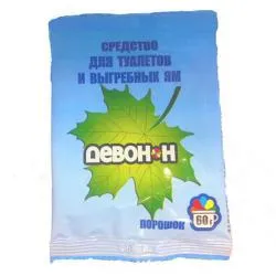 Порошок "Девон-Н" 60гр раздела Химия для дачных туалетов