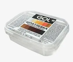 Шпатлевка акриловая  по дереву GOLwood Мастер,белая ,0,15 кг раздела Шпатлёвка