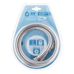 Душевой шланг1/2"х1/2" 150см AVSSS-048 AV Engineering раздела Душевые шланги