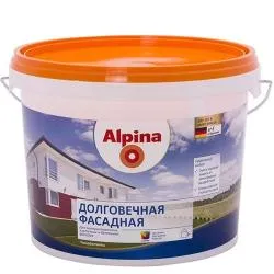 Alpina КраскаВД-АК Долговечная фасадная  База 3 прозрачная  2,35л/3.36 кг раздела Краски фасадные