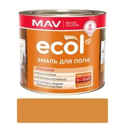 Эмаль МАВ ПФ-266 жёлто-коричневая 2,0 кг (2,4 л) раздела Эмаль для пола