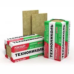 УтеплительТехнолайт/Роклайт  1200х600х100мм (1уп=4,32м2=0,432м3;1под- 32 пл 33кг/м3) раздела Каменная вата