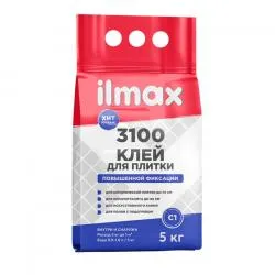 Клей для плитки повышенной фиксации "ilmax 3100" 5кг. раздела Клей для плитки