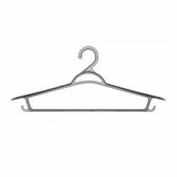 Вешалка для одежды серия Люкс (цвет - серый металлик) раздела Вешалки