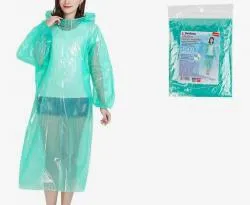 Дождевик-пончо c рукавами, зеленый, PERFECTO LINEА раздела Плащ-накидка, дождевик