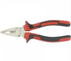 Плоскогубцы NICKEL, 180 мм, никелированные, двухкомпонентные рукоятки// Matrix  раздела Плоскогубцы