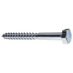 Шуруп 6х50 мм шестигр. головка, цинк, DIN 571 STARFIX(Китай) (SMP-59721-1) раздела Саморезы, шурупы