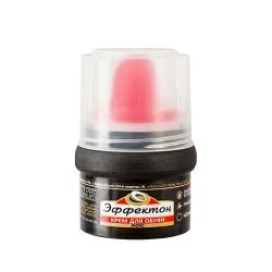 Крем д/обуви ЧЕРНЫЙ банка с губкой  50мл,  раздела Косметика по уходу за обувью