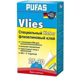 Клей  флизелиновый специальный  200гр. PUFAS EURO 3000 Vlies 20 шт. раздела Клей для обоев