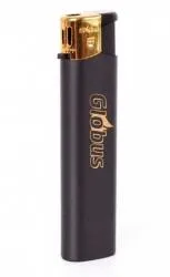 Зажигалка пьезо GLOBUS BLACK GOLD многоразовая раздела Для розжига и костра