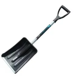 Лопата пласт."Актив-Авто" с сборе с планкой ал. чер. и V-ручкой, Шхд 29х36  раздела Лопаты снеговые