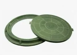 Люк канализ. полимерный 15 кН круглый 758х60мм зеленый раздела Канализационные люки