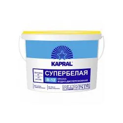 Краска ВД Капрал В-12 отделочная 15 кг / 10 л раздела Краски интерьерные