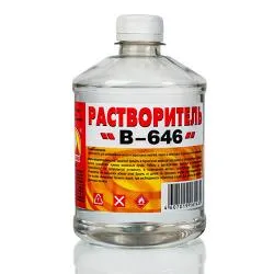 Растворитель В-646 0,4кг/0,5л (пэт/т)  "Вершина" раздела Растворители