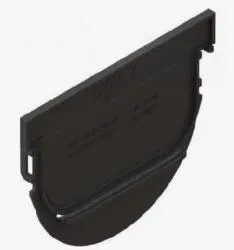 Заглушка глухая S'park ЗЛВ-10.14.10-ОС для лотка водоотводного пластикового 6829 конечная 6829 раздела Линейный водоотвод