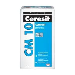 СМ10 25кгКлей для плитки (для недеформир-х оснований) CERESIТ(1под.48шт.) раздела Клей для плитки