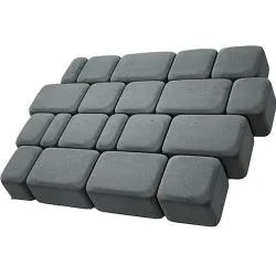 Тротуарная плитка "Старый город"  3 размера серая раздела Тротуарная плитка