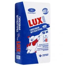 Штукатурка Lux гипсовая 10 кг раздела Штукатурка